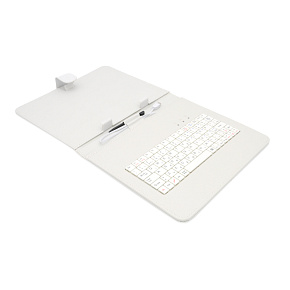 AIREN AiTab Leather Case 3 with USB Keyboard 9,7" WHITE (CZ/ SK/DE/UK/US.. layout) AIREN AiTab Leather Case 3 with USB Keyboard 9,7" WHITE (CZ/ SK/DE/UK/US.. layout)
