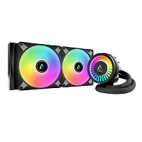 ARCTIC Liquid Freezer III - 280 A-RGB (Black) : All-in-One CPU Water Cooler s 280mm radiátorom a