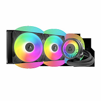 ARCTIC Liquid Freezer III Pro 280 A-RGB : All-in-One CPU Water Cooler s 280 mm radiátorom a 2x P14