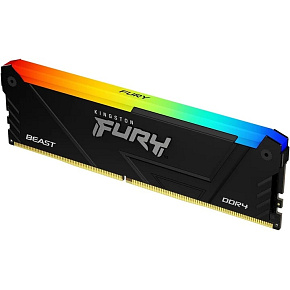 Kingston FURY Beast/DDR4/32GB/3200MHz/CL16/1x32GB/RGB/Black Kingston FURY Beast/DDR4/32GB/3200MHz/CL16/1x32GB/RGB/Black
