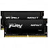 Kingston FURY Impact/SO-DIMM DDR4/16GB/3200MHz/CL20/2x8GB/Black