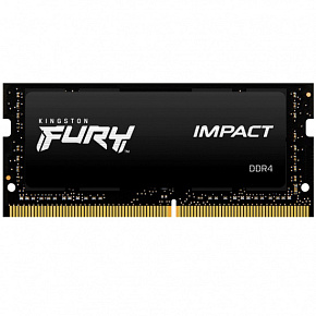Kingston FURY Impact/SO-DIMM DDR4/16GB/3200MHz/CL20/1x16GB/Black Kingston FURY Impact/SO-DIMM DDR4/16GB/3200MHz/CL20/1x16GB/Black