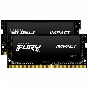 Kingston FURY Impact/SO-DIMM DDR4/64GB/3200MHz/CL20/2x32GB/Black Kingston FURY Impact/SO-DIMM DDR4/64GB/3200MHz/CL20/2x32GB/Black
