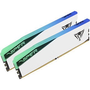 Patriot Viper Elite 5/DDR5/32GB/7000MHz/CL38/2x16GB/RGB/White Patriot Viper Elite 5/DDR5/32GB/7000MHz/CL38/2x16GB/RGB/White