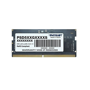 Patriot Signature Line/SO-DIMM DDR5/32GB/4800MHz/CL40/1x32GB Patriot Signature Line/SO-DIMM DDR5/32GB/4800MHz/CL40/1x32GB