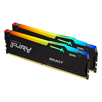 Kingston FURY Beast EXPO/DDR5/16GB/6000MHz/CL36/2x8GB/RGB/Black