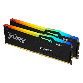 Kingston FURY Beast EXPO/DDR5/16GB/6000MHz/CL36/2x8GB/RGB/Black Kingston FURY Beast EXPO/DDR5/16GB/6000MHz/CL36/2x8GB/RGB/Black