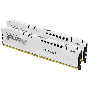 Kingston FURY Beast EXPO/DDR5/32GB/6000MHz/CL30/2x16GB/White Kingston FURY Beast EXPO/DDR5/32GB/6000MHz/CL30/2x16GB/White