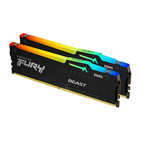 Kingston FURY Beast EXPO/DDR5/16GB/6000MHz/CL30/2x8GB/RGB/Black Kingston FURY Beast EXPO/DDR5/16GB/6000MHz/CL30/2x8GB/RGB/Black
