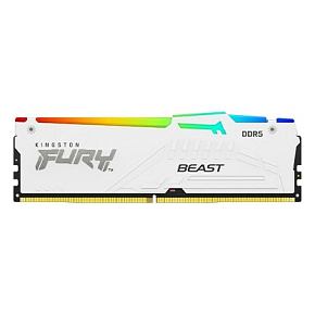 Kingston FURY Beast White/DDR5/16GB/5200MHz/CL40/1x16GB/RGB/White Kingston FURY Beast White/DDR5/16GB/5200MHz/CL40/1x16GB/RGB/White