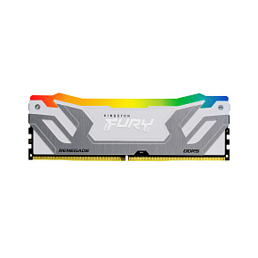 Kingston FURY Renegade/CUDIMM DDR5/24GB/8400MHz/CL40/1x24GB/RGB/White Kingston FURY Renegade/CUDIMM DDR5/24GB/8400MHz/CL40/1x24GB/RGB/White