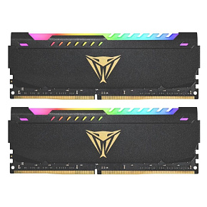 Patriot Viper/DDR4/32GB/3200MHz/CL18/2x16GB/RGB/Black Patriot Viper/DDR4/32GB/3200MHz/CL18/2x16GB/RGB/Black
