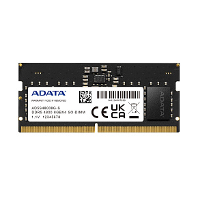 Adata/SO-DIMM DDR5/8GB/4800MHz/CL40/1x8GB Adata/SO-DIMM DDR5/8GB/4800MHz/CL40/1x8GB