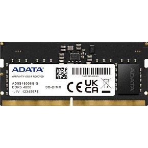Adata/SO-DIMM DDR5/32GB/4800MHz/CL40/1x32GB Adata/SO-DIMM DDR5/32GB/4800MHz/CL40/1x32GB