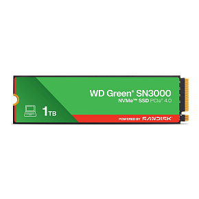 WD Green SN3000 POWERED BY SANDISK/1TB/SSD/M.2 NVMe/3R WD Green SN3000 POWERED BY SANDISK/1TB/SSD/M.2 NVMe/3R