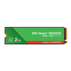 WD Green SN3000 POWERED BY SANDISK/2TB/SSD/M.2 NVMe/3R WD Green SN3000 POWERED BY SANDISK/2TB/SSD/M.2 NVMe/3R