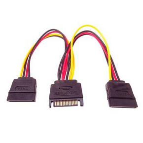 PremiumCord Napájací kábel k HDD Serial ATA - rozdvojka M/2xF 16cm PremiumCord Napájací kábel k HDD Serial ATA - rozdvojka M/2xF 16cm