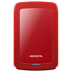 ADATA HV300/1TB/HDD/Externý/2.5"/Červená/3R ADATA HV300/1TB/HDD/Externý/2.5"/Červená/3R