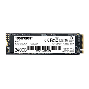 PATRIOT P310/240GB/SSD/M.2 NVMe/5R PATRIOT P310/240GB/SSD/M.2 NVMe/5R