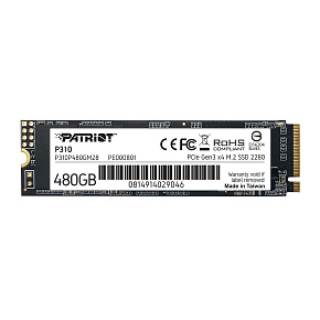 PATRIOT P310/480GB/SSD/M.2 NVMe/5R PATRIOT P310/480GB/SSD/M.2 NVMe/5R