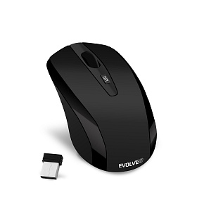 EVOLVEO WML-306B/Cestovná/Laserová/1 600 DPI/Bezdrôtová USB/Čierna EVOLVEO WML-306B/Cestovná/Laserová/1 600 DPI/Bezdrôtová USB/Čierna