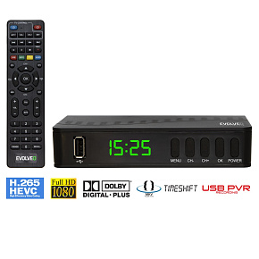 EVOLVEO Alpha T2, HD DVB-T2 H.265/HEVC rekordér EVOLVEO Alpha T2, HD DVB-T2 H.265/HEVC rekordér