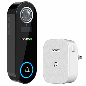 EVOLVEO Ringo DB2, Bezdrôtový šikovný videozvonček+zvonček do zásuvky EVOLVEO Ringo DB2, Bezdrôtový šikovný videozvonček+zvonček do zásuvky