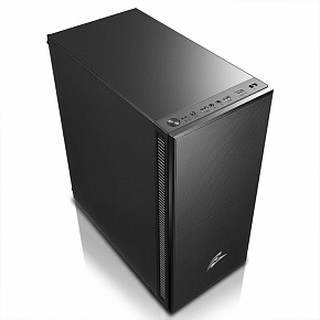 EVOLVEO Silens S1/Midi Tower/Transpar./Čierna EVOLVEO Silens S1/Midi Tower/Transpar./Čierna