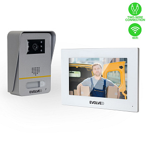 EVOLVEO DoorPhone AP1-2, drôtový videotelefón s aplikáciou, biely EVOLVEO DoorPhone AP1-2, drôtový videotelefón s aplikáciou, biely