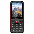EVOLVEO StrongPhone W4, IP68 odolný Dual SIM telefón, 2,8" LCD, 2500mAh, Powerbanka, čierno-červený