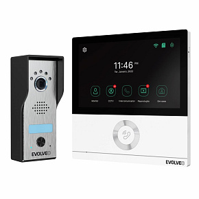 EVOLVEO DoorPhone AHD7, Sada domáceho WiFi videotelefónu s ovládaním brány alebo dverí, biely monitor EVOLVEO DoorPhone AHD7, Sada domáceho WiFi videotelefónu s ovládaním brány alebo dverí, biely monitor