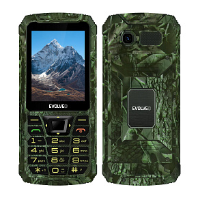 EVOLVEO StrongPhone Z6, IP68 odolný Dual SIM telefón, 2,8" LCD, 4000mAh, Powerbanka, lovec. kamufláž EVOLVEO StrongPhone Z6, IP68 odolný Dual SIM telefón, 2,8" LCD, 4000mAh, Powerbanka, lovec. kamufláž