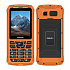 EVOLVEO StrongPhone Z6, IP68 odolný Dual SIM telefón, 2,8" LCD, 4000mAh, Powerbanka,, oranžový