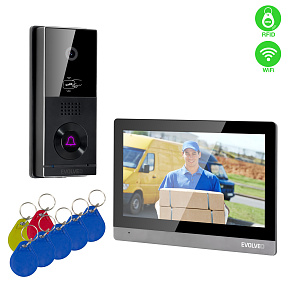 EVOLVEO DoorPhone AHD10, Sada domáceho WiFi videotelefónu s ovládaním dverí a RFID, čierno strieborný 1 EVOLVEO DoorPhone AHD10, Sada domáceho WiFi videotelefónu s ovládaním dverí a RFID, čierno strieborný 1