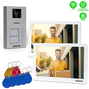 EVOLVEO DoorPhone 20-2W - 2 drôtový videotelefón s aplikáciou pre dve domácnosti a 32GB pamäťou EVOLVEO DoorPhone 20-2W - 2 drôtový videotelefón s aplikáciou pre dve domácnosti a 32GB pamäťou