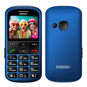 EVOLVEO EasyPhone XS, mobilný telefón pre seniorov, modrý EVOLVEO EasyPhone XS, mobilný telefón pre seniorov, modrý