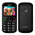 EVOLVEO EasyPhone XS, mobilný telefón pre seniorov, čierny
