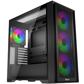 EVOLVEO Rhino, eATX/ATX/4x ARGB/bočnice sklo/mesh EVOLVEO Rhino, eATX/ATX/4x ARGB/bočnice sklo/mesh