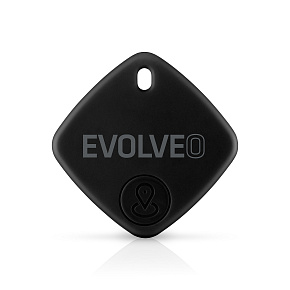 EVOLVEO TrackTag, Bluetooth lokátor s Apple Find My, čierny EVOLVEO TrackTag, Bluetooth lokátor s Apple Find My, čierny