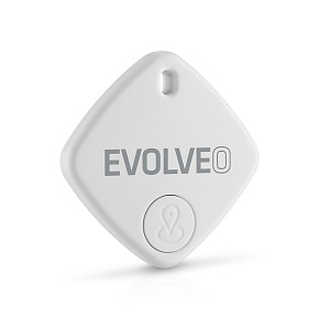 EVOLVEO TrackTag, Bluetooth lokátor s Apple Find My, biely EVOLVEO TrackTag, Bluetooth lokátor s Apple Find My, biely