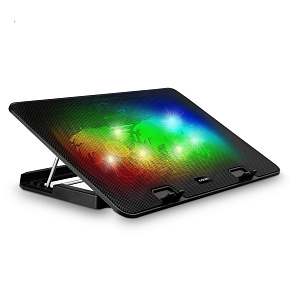 EVOLVEO A101RGB, chladiaca podložka pre notebook, 2x ventilátor, RGB podsvietenie EVOLVEO A101RGB, chladiaca podložka pre notebook, 2x ventilátor, RGB podsvietenie
