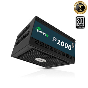 EVOLVEO P1000, 1000W/ ATX 3.1/ 80+ PLATINUM/ EVOLVEO P1000, 1000W/ ATX 3.1/ 80+ PLATINUM/