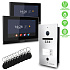 EVOLVEO DoorPhone ID-2, 2-drôtový videotelefón pre dva byty s RFID, odtlačkom prsta a podporou ONVIF ka