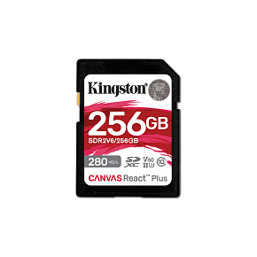 Kingston Canvas React Plus/SDXC/256GB/UHS-II U3/Class 10 Kingston Canvas React Plus/SDXC/256GB/UHS-II U3/Class 10