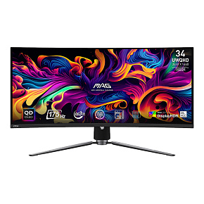 MSI MAG/341CQP/34"/QD-OLED/wQHD/175Hz/0,03ms/Čierna/3R MSI MAG/341CQP/34"/QD-OLED/wQHD/175Hz/0,03ms/Čierna/3R