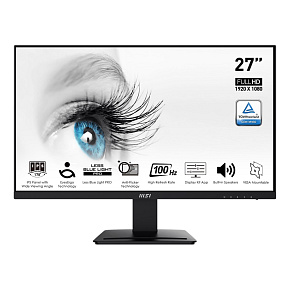 MSI Pro/MP273A/27"/IPS/FHD/100Hz/1ms/Black/2R MSI Pro/MP273A/27"/IPS/FHD/100Hz/1ms/Black/2R