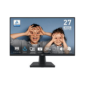 MSI Pro/MP275Q/27"/IPS/QHD/100Hz/1ms/Čierna/3R MSI Pro/MP275Q/27"/IPS/QHD/100Hz/1ms/Čierna/3R
