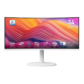 MSI Modern/MD342CQPW/34"/VA/wQHD/120Hz/1ms/Biela/3R MSI Modern/MD342CQPW/34"/VA/wQHD/120Hz/1ms/Biela/3R