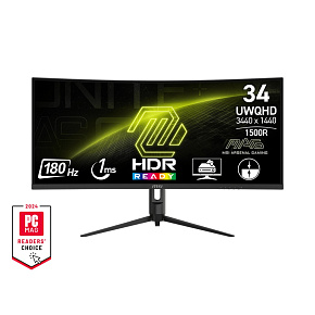 MSI MAG/342CQR E2/34"/VA/wQHD/180Hz/1ms/Čierna/3R MSI MAG/342CQR E2/34"/VA/wQHD/180Hz/1ms/Čierna/3R