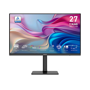 MSI Modern/MD272UPHG/27"/IPS/4K UHD/60Hz/4ms/Black/3R MSI Modern/MD272UPHG/27"/IPS/4K UHD/60Hz/4ms/Black/3R